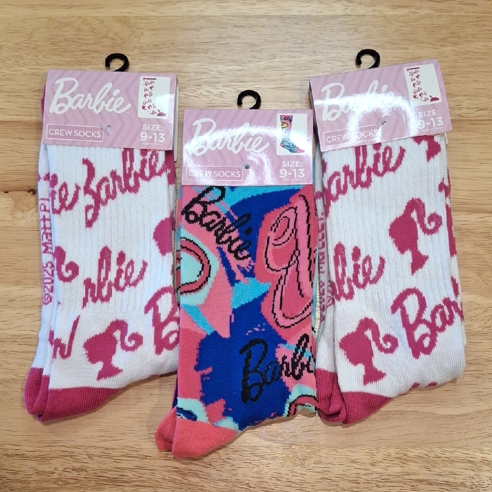 Barbie Crew Socks Bundle